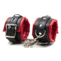 SacKnove 51071 Erotic Accessories High Quality Bdsm Bondage Restraints Sexy Toy Set Ankle Cuff  PU Leather Sex Handcuff